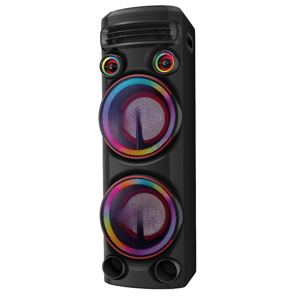 Sound Tower 2300W 2 Woofers 10 Bluetooth RGB USB FM DJ