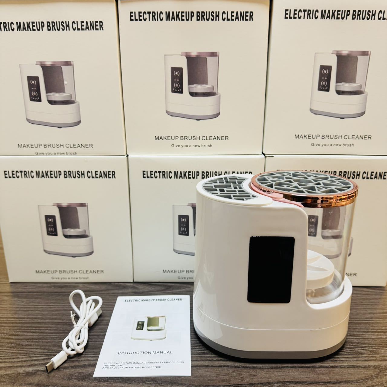 Makeup brush cleaner