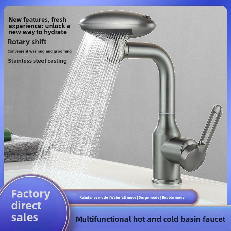 Universal Four-Stage Bathroom Washbasin Faucet