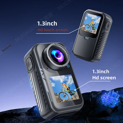 5K HD Anti-Shake Action Camera for Cycling and Vlogging