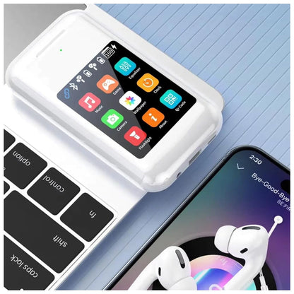 Bluetooth Headphones with Touch Screen and Powerbank ONLIKE - BLACK