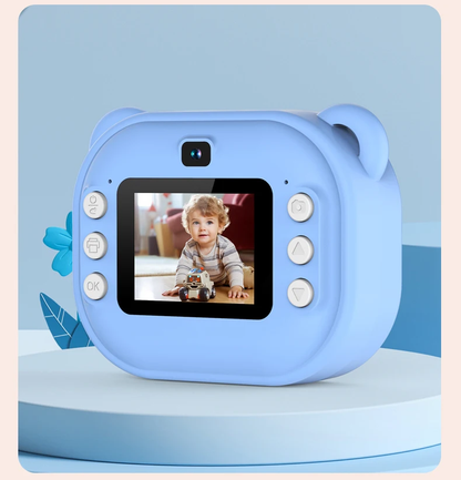 Blue Instant Print Camera for Kids