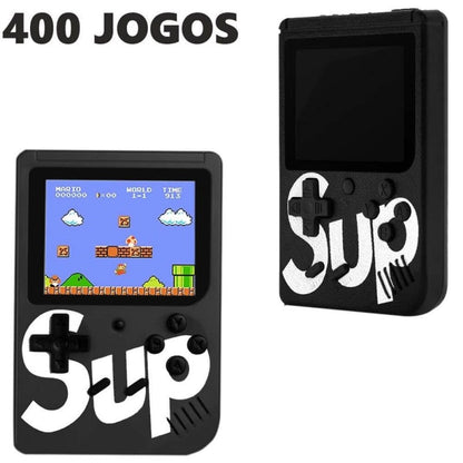 Black Retro SUP Portable Console with 400 Games
