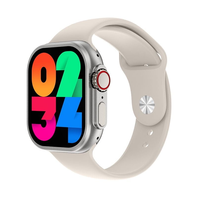 Smartwatch HW9 Ultra 2 with 3 straps + keychain - Gray