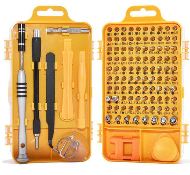 108 in 1 Set Precision Magnetic Screwdriver Bit Torx Set Multi-function Screw Driver tournevis Hand Screwdriver Set Repair Tools